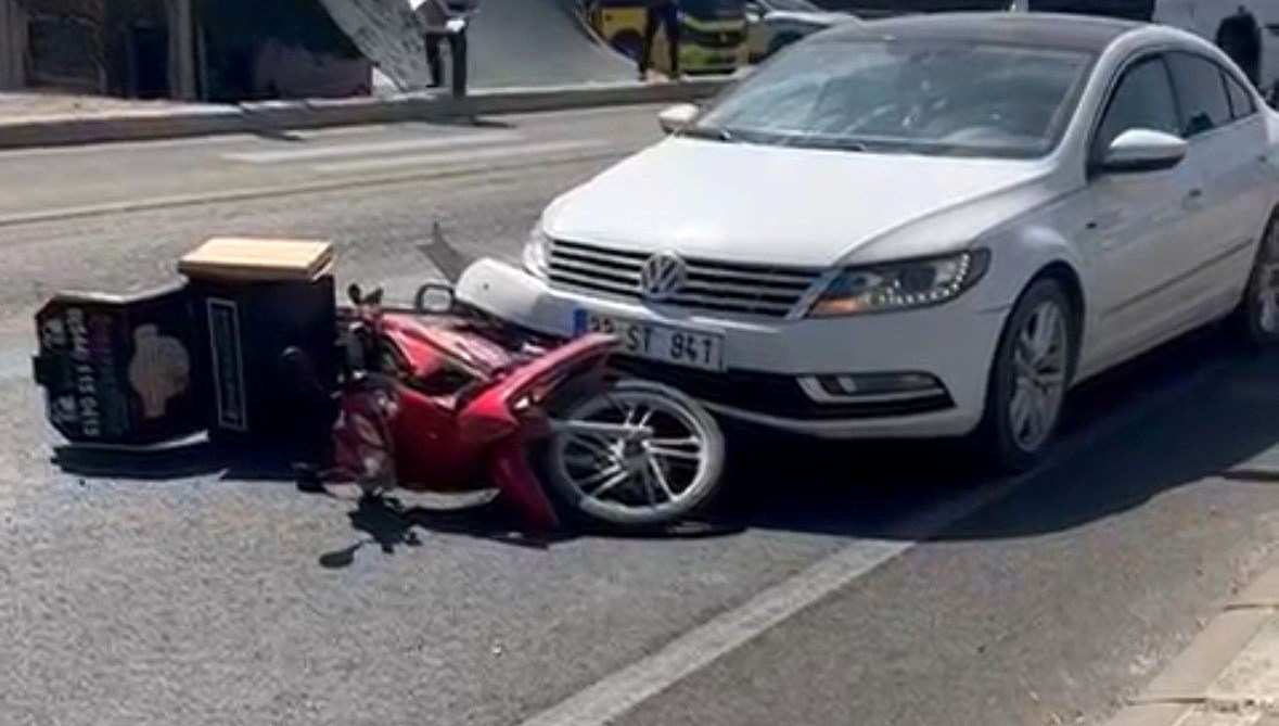 mardinde otomobil ile motosiklet carpisti 1 yarali kQaL8XBu