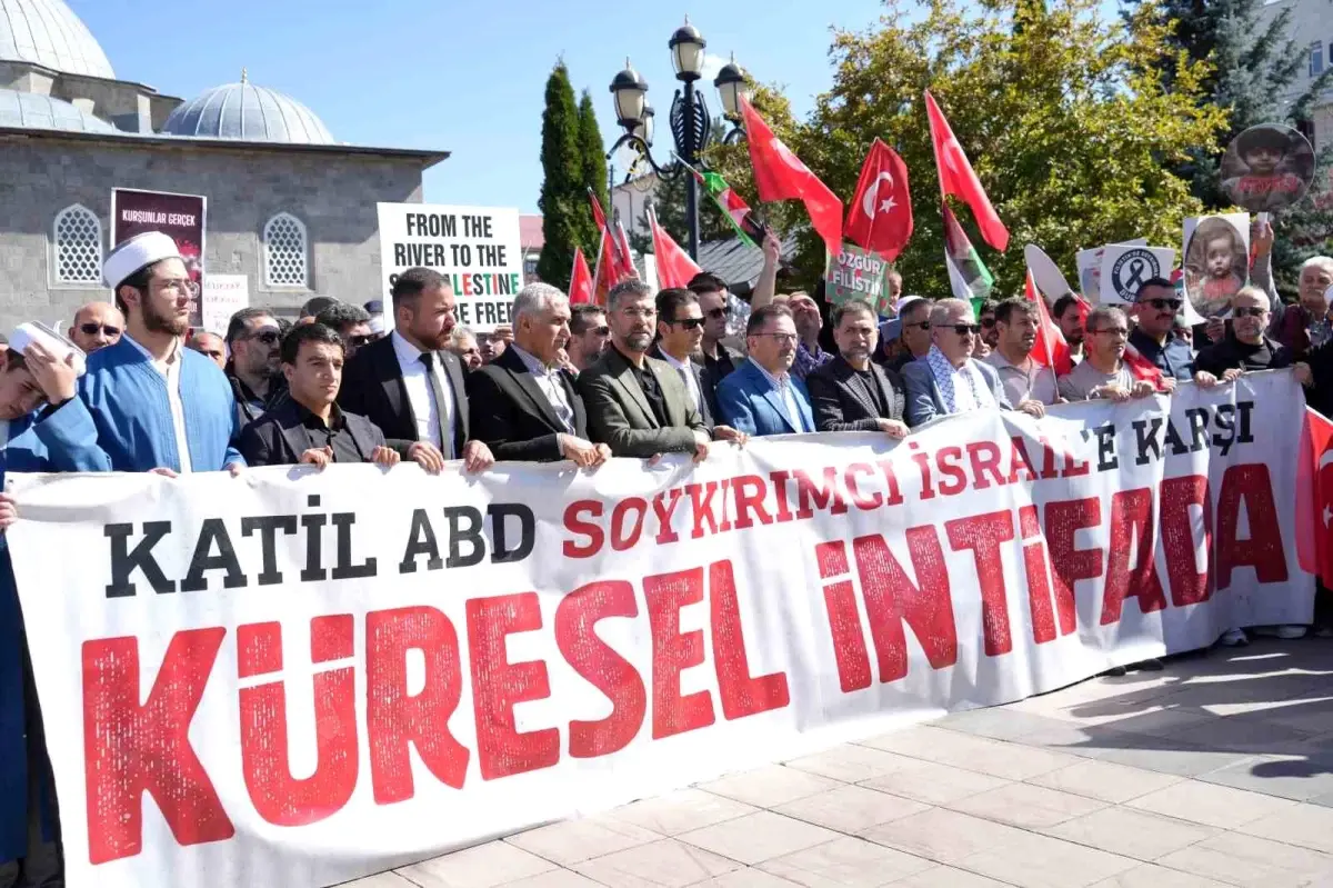 erzurumda gazze icin protesto gosterisi OWbuXjRd