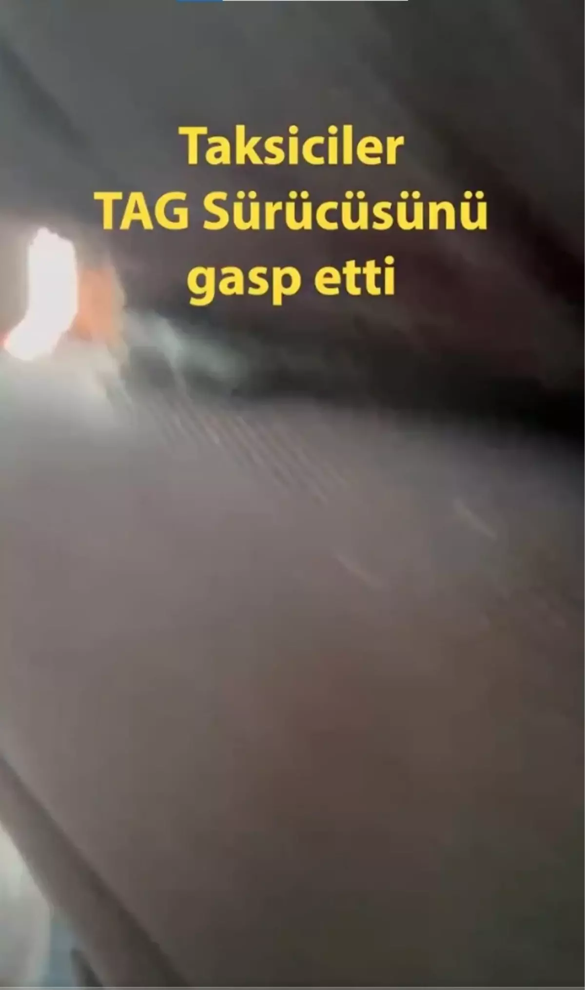 taksiciler tag surucusune dehseti yasatti patlatalim mi arabani uGR6DAal